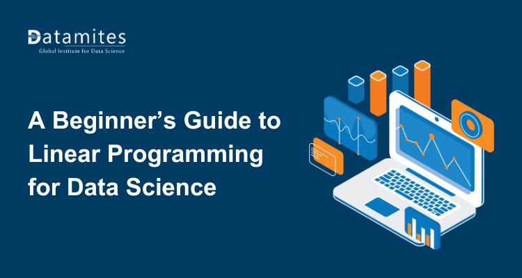 DataMites's tweet card. Learn how linear programming works, why it matters in data science, and see simple examples of solving optimization problems with real-world applications.