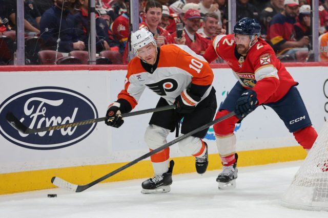 PhlySprtsReprts's tweet card. When Rick Tocchet arrived this summer, he had a clear plan for what Flyers hockey should look like: an identity built on speed, structure, accountability, and pressure — the kind of hockey Daniel B…