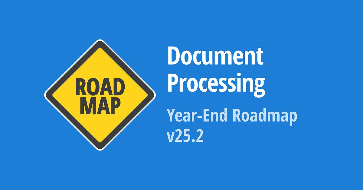DevExpress's tweet card. File & Document Processing APIs (Office/PDF File APIs) — Year-End Roadmap (v25.2)