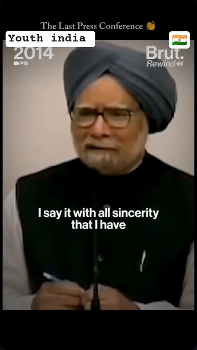 OpEds1's tweet card. manmohan singh last conference #incindia #inc #pm #youthindialive...