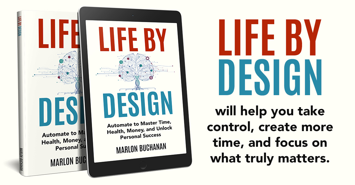 HomeTechHacker's tweet card. Life by Design: Automate to Master Time, Health, Money, and Unlock Personal Success. Everything you need to know to have the life you've always wanted.