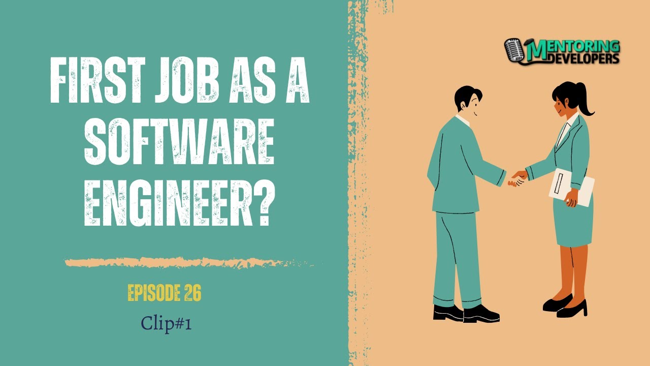 mentoringdevs's tweet card. How to land your first job as a software developer | Mentoring...