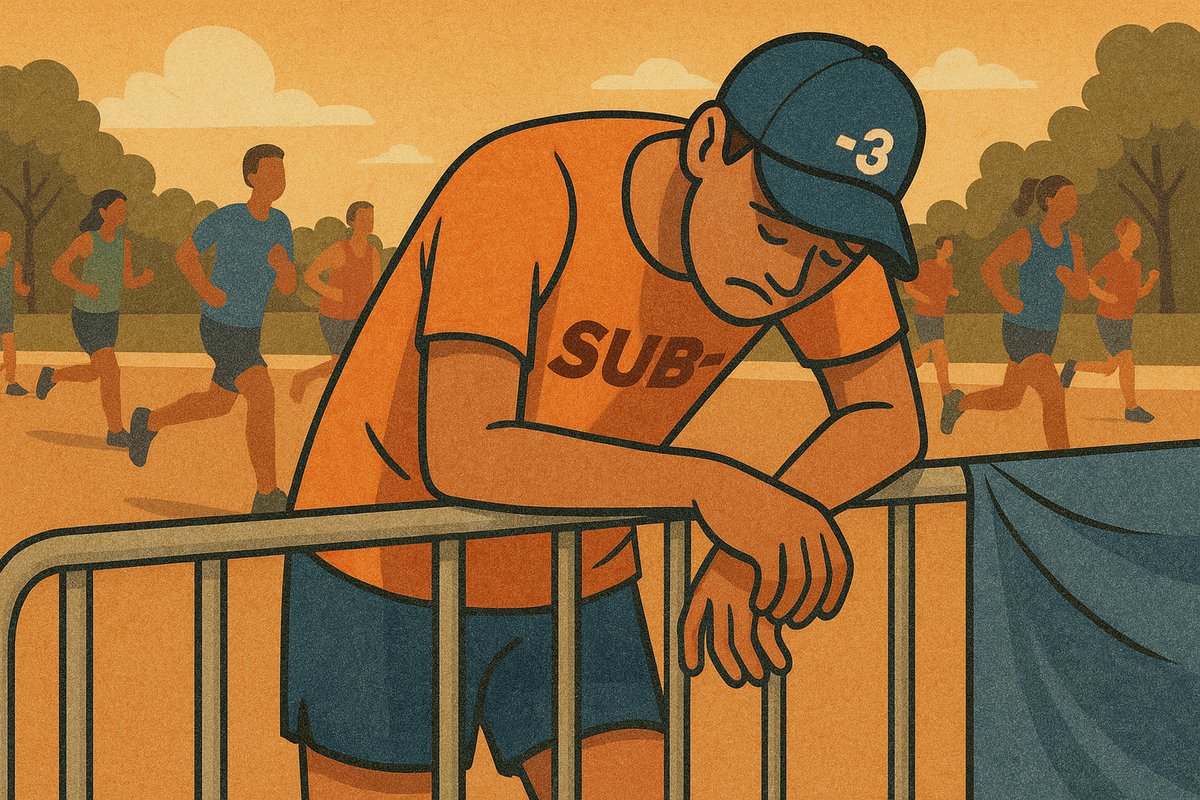 sub3hq's tweet card. Knowing when to DNF isn’t weakness – it’s part of running smart. You don’t need to prove your grit every time you toe the line.