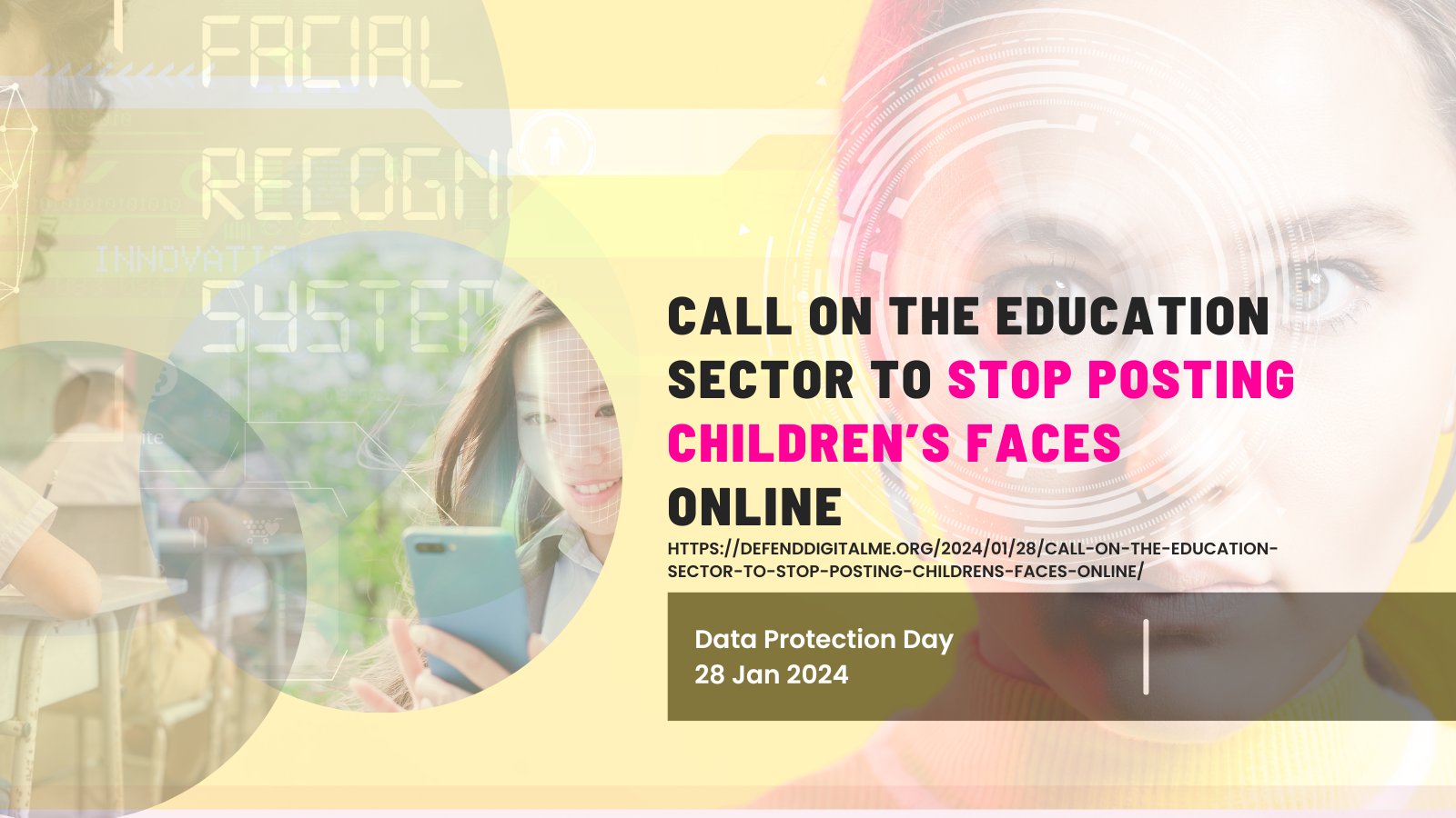 defenddigitalme's tweet card. Safe, fair and transparent data in education in England and beyond.