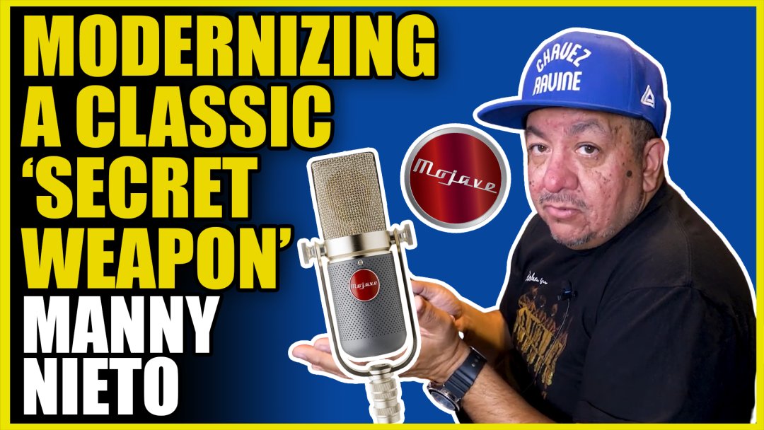 KryptekDesign's tweet card. The Modern Engineer's Secret Weapon - Mojave MA-37 Microphone