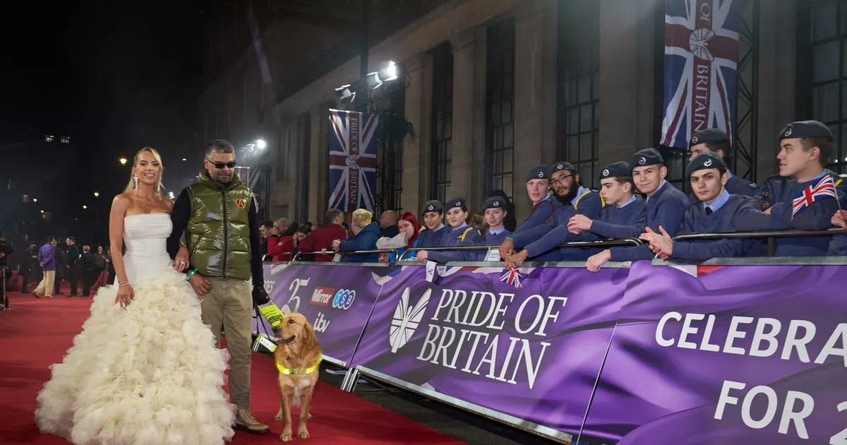 Plymouth_Live's tweet card. Bill, a two year old guide dog, has been making surprise appearances at some of the UK's biggest events, including the Pride of Britain awards and the West End musical The Devil Wears Prada