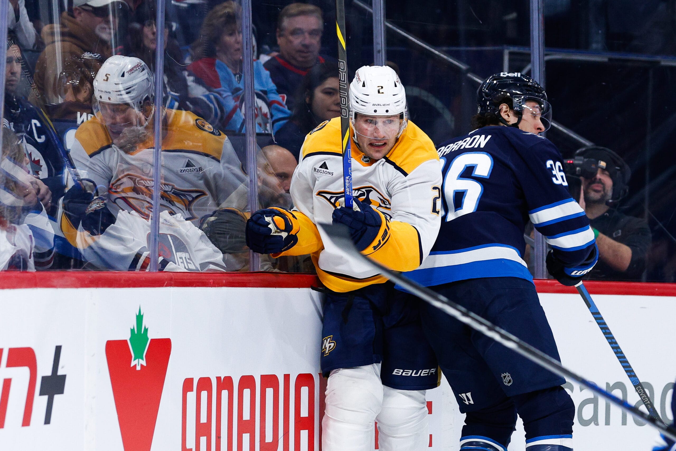 BryanBastin's tweet card. On the second stop of the post-holiday break, the Nashville Predators (11-19-7) were unable to meet the challenge of one of the best teams in the NHL, the Winnipeg Jets (27-10-1) in a 3-0 defeat.
