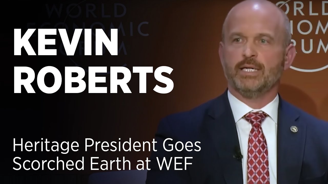 objective_chris's tweet card. Heritage President EVISCERATES Globalist Elites at the World Economic...