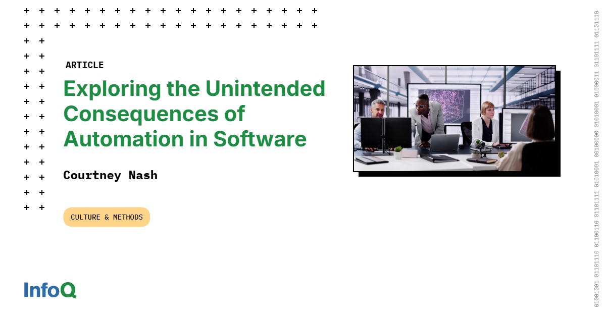 JavaWales's tweet card. This article lays out some of the common assumptions and misconceptions about automation and its role in software (and software incidents), what our research has found regarding how automation shows...