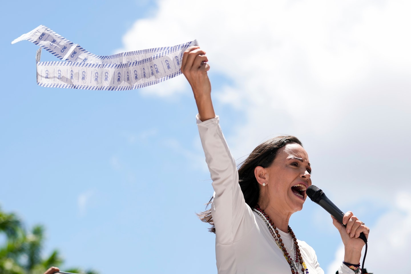 nipclaw's tweet card. The Nobel Prize committee recognized María Corina Machado, a Venezuelan opposition leader in hiding, for fighting for democracy in her country.
