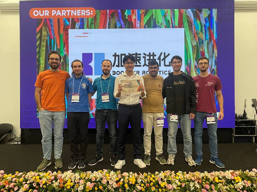 Robohub's tweet card. Self-supervised learning for soccer ball detection and beyond: interview with winners of the...