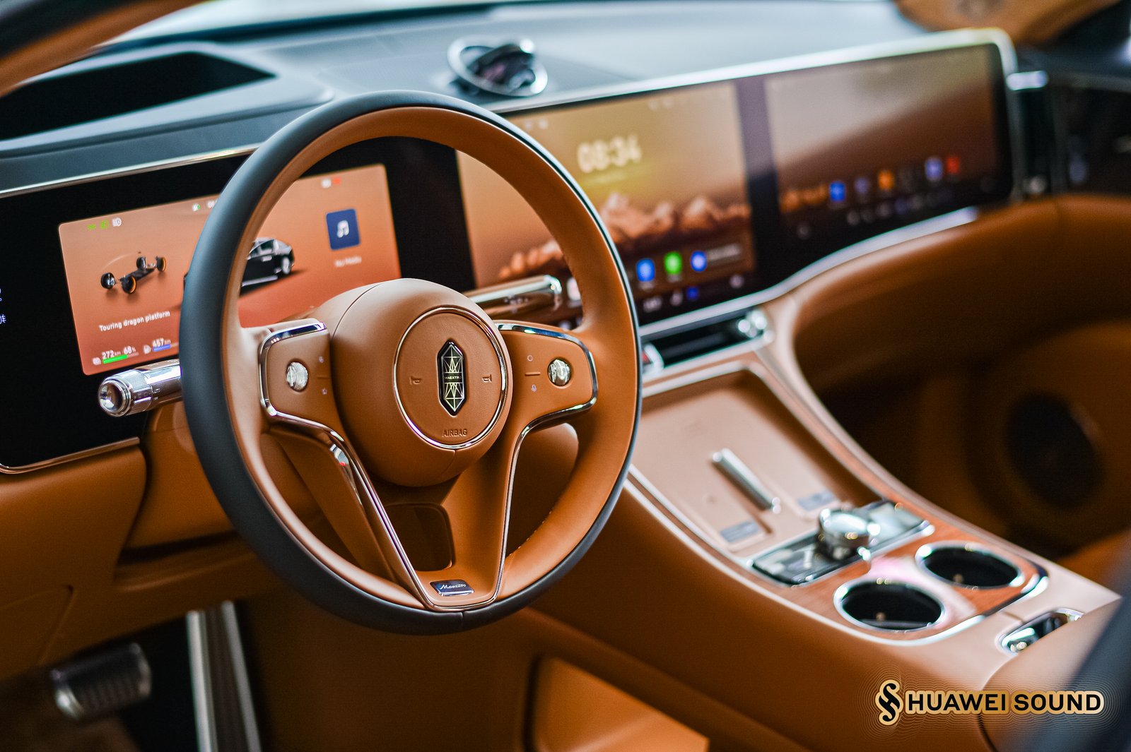 TechForge_Media's tweet card. A firsthand look at Huawei's Shanghai Acoustics R&D Center, where automotive sound engineering challenges traditional in-car audio with 43-speaker systems and independent sound zones.