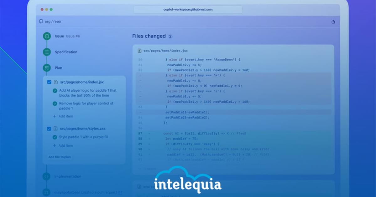 intelequia's tweet card. Conoce la nueva herramienta que mejorará la experiencia de los desarrolladores y acelerará el proceso de creación de código.