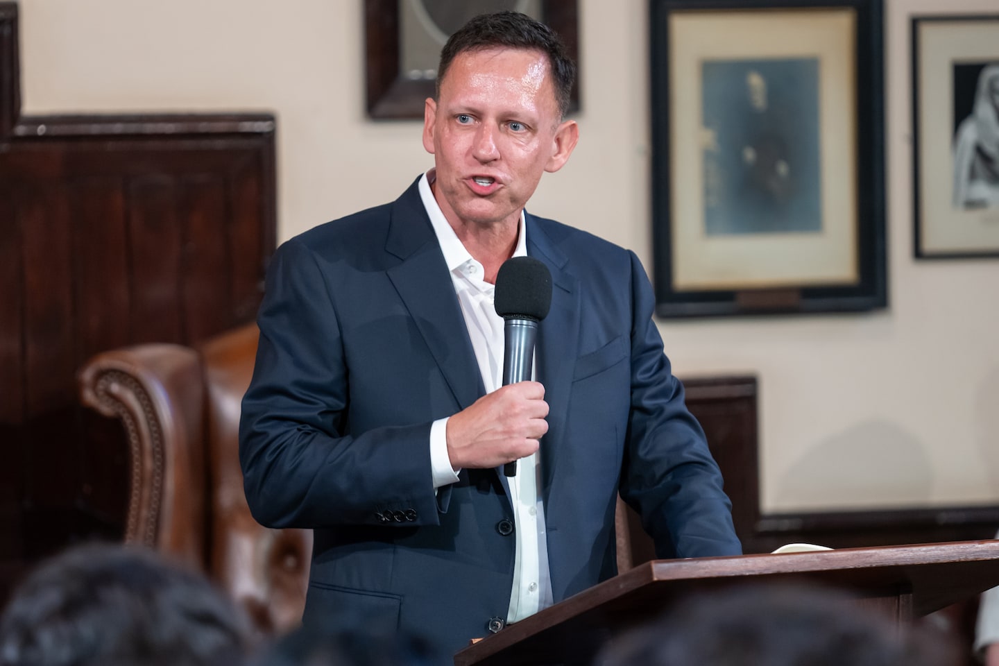 washingtonpost's tweet card. In leaked recordings of private lectures by tech billionaire Peter Thiel he argued that “the Antichrist” is likely to take the form of a critic of technology.