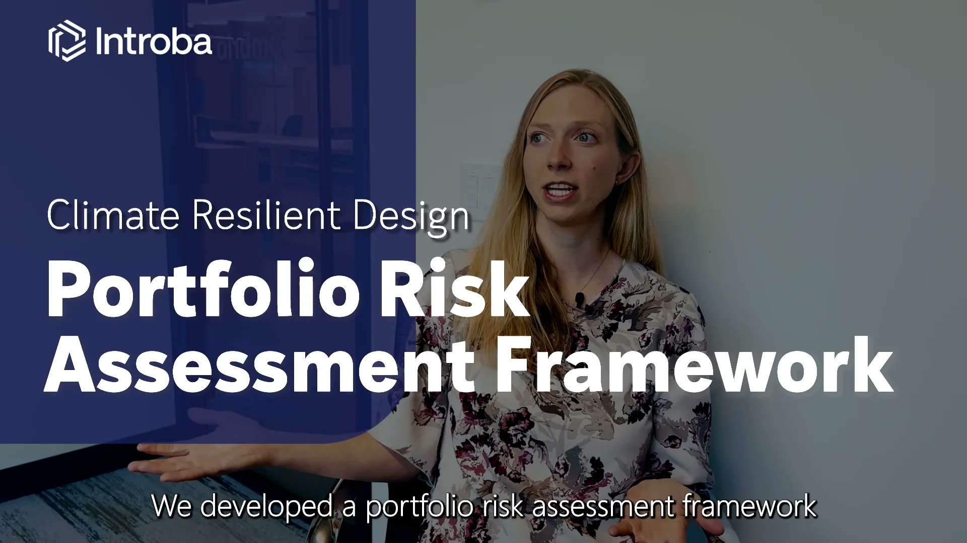 Introba_Inc's tweet card. Portfolio Risk Assessment Frameworks for Climate Resilient Design