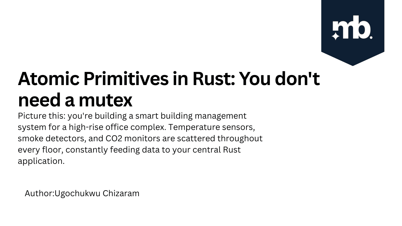 master_backend's tweet card. Picture this: you're building a smart building management system for a high-rise office complex. Temperature sensors, smoke detectors, and CO2 monitors are scattered throughout every floor, constan...