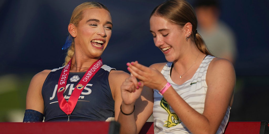 Southpolitics2u's tweet card. California transgender track and field athlete AB Hernandez laughed off criticism for participating against girls during the high school sports season.