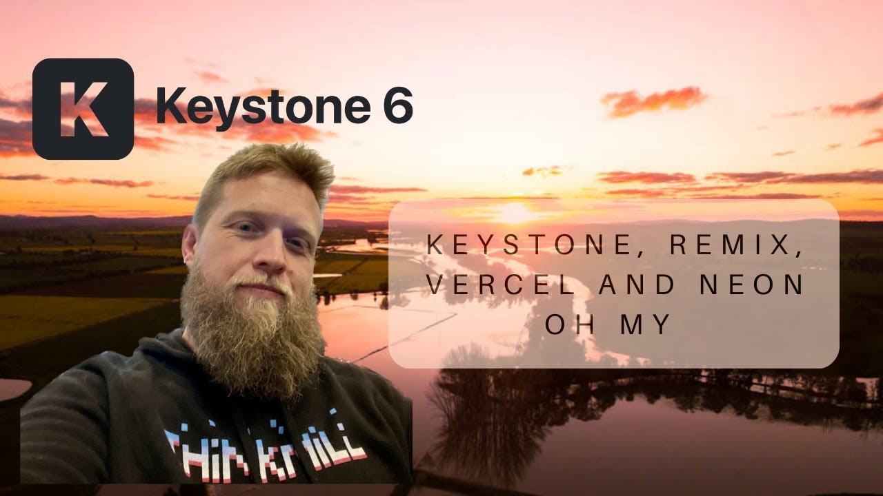 OpenSaasAU's tweet card. Keystone in Remix with Vercel and Neon