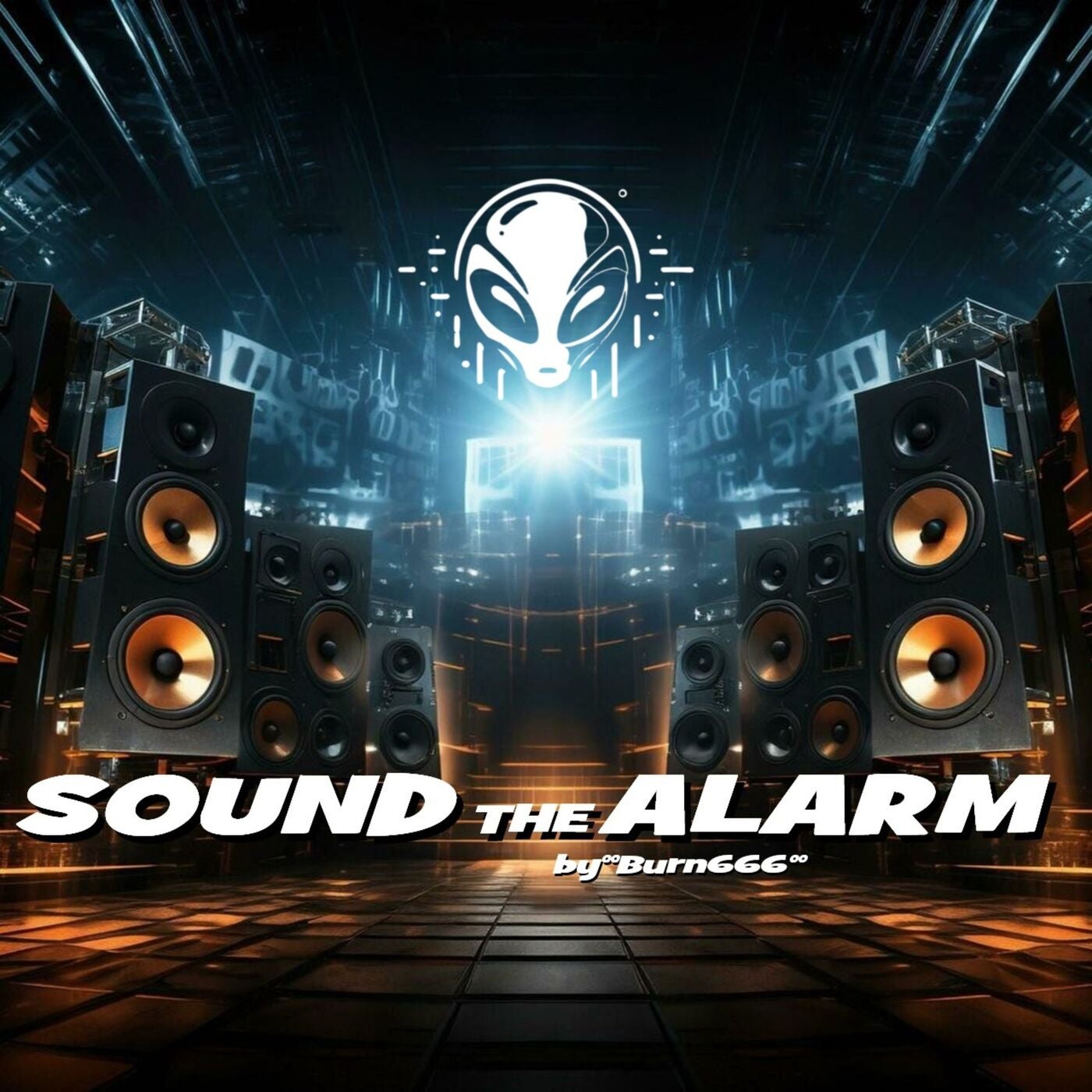 Burn666Music's tweet card. "Burn666 - SOUND THE ALARM [Bassfeature]" | Find the latest releases here | #1 source for DJ Sets and more