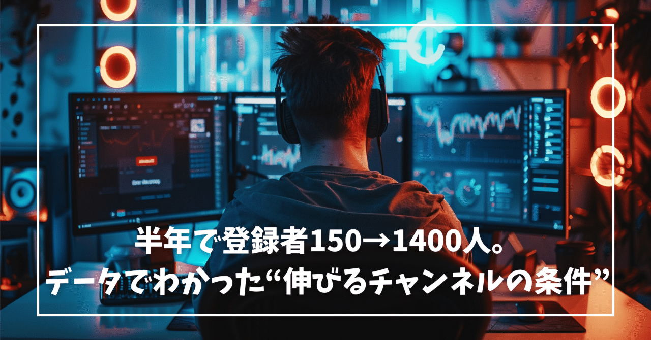 rinyu_sub's tweet card. 第1章：はじめに こんにちは。私はゲーム系YouTubeチャンネルを運営しており、現在（2025年10月）登録者数は 2,200人 を超えています。 このnoteでは、私が実際に試行錯誤してきた経験をもとに、**「再現可能な登録者1000人突破の具体的ステップ」**をすべて公開します。 あなたはこんな風に考えていませんか？ 「毎日動画を投稿すれば、いつか勝手に登録者は増える」 「動画のクオリ...