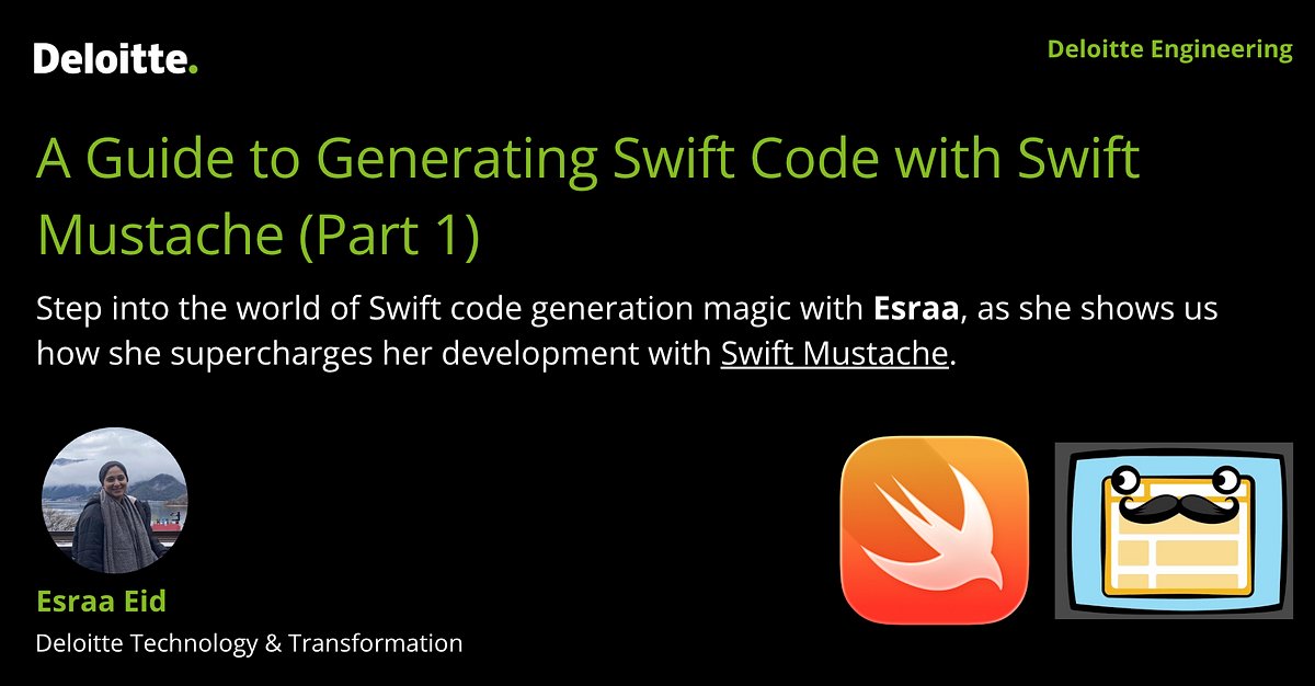sebsto's tweet card. About the song.  Can Swift code generate Swift code?  Approach 1: Swift Mustache. Conclusion (to Part 1!)