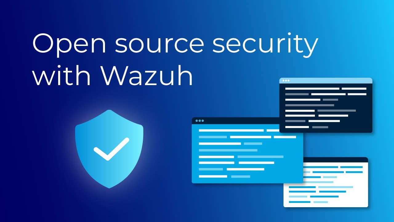 wazuh's tweet card. Open source security with Wazuh