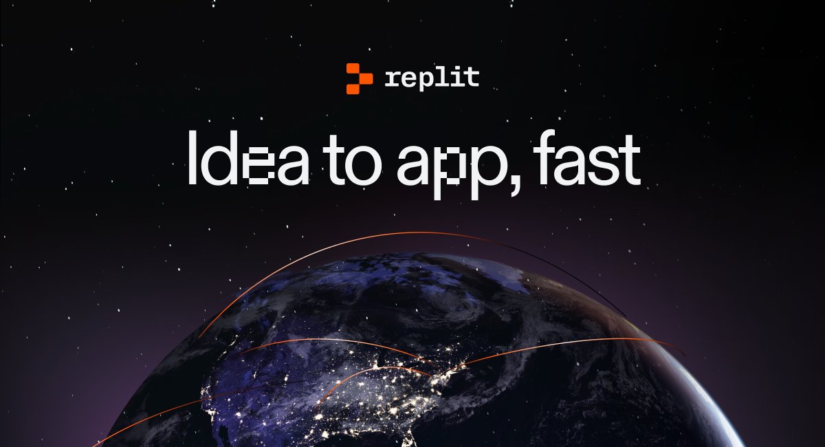 TechFinOps's tweet card. Replit is an AI-powered platform for building professional web apps and websites.