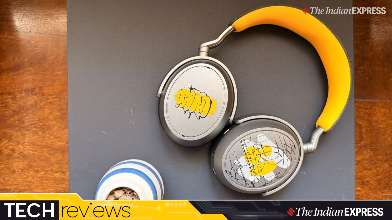ExpressTechie's tweet card. While the design is similar to Momentum headphones, The Momentum 4 one has a livery that is loud, and maybe something you won’t really expect to see on a Sennheiser product.