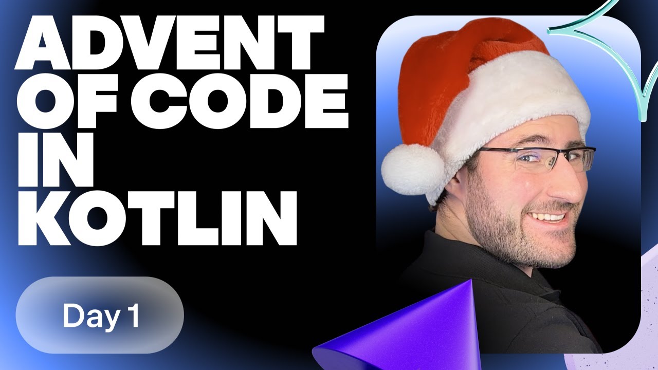 leeturner's tweet card. Advent of Code 2024 in Kotlin with the Core Ecosystem Lead! Day 1.
