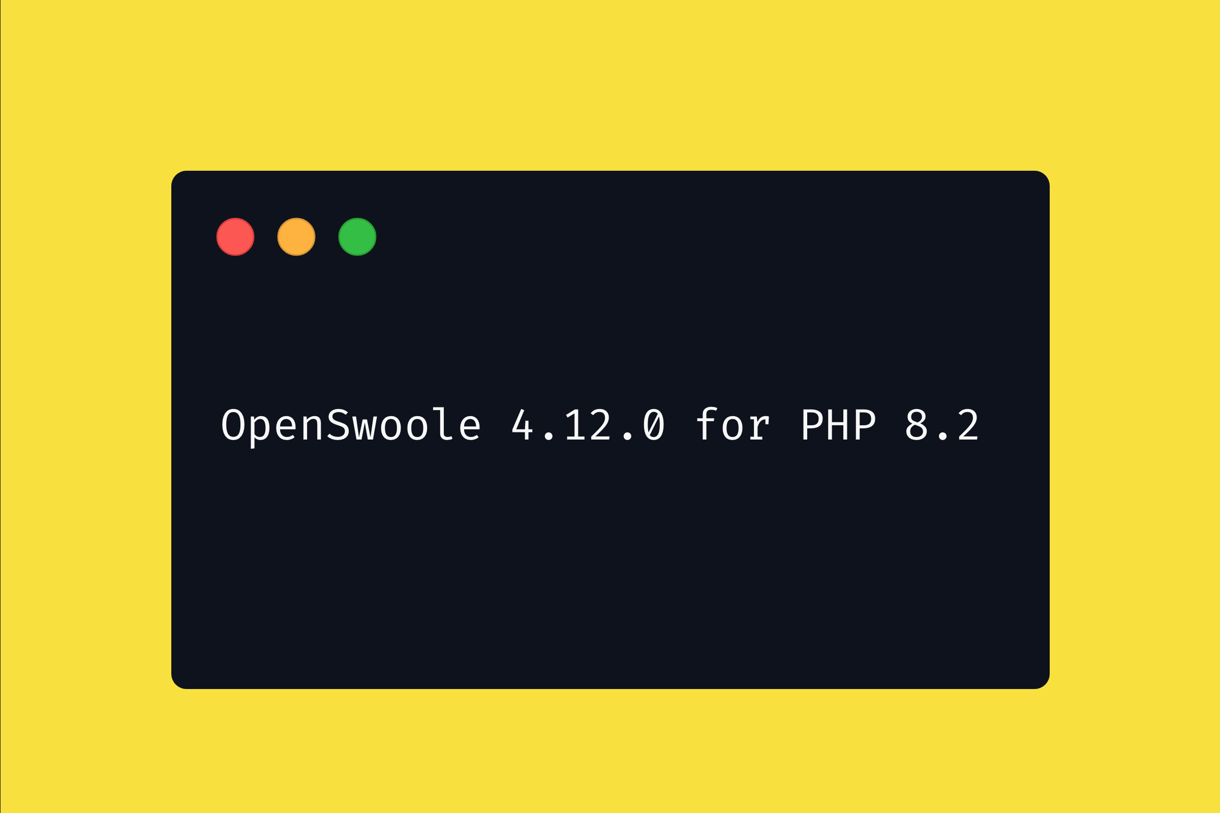 openswoole's tweet card. OpenSwoole 4.11.2 is release including compatibility improvements for PHP 8.2 and new features.