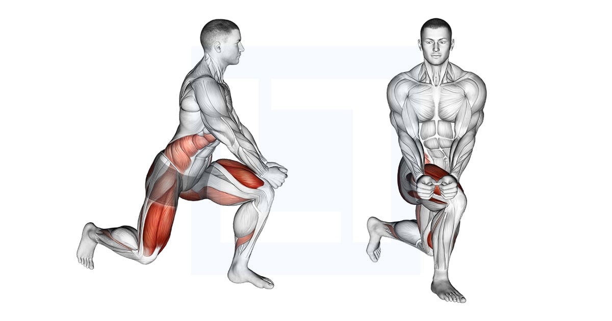 LiftManual's tweet card. Read our crossover reverse lunge guide. Learn how to do this exercise, the muscles worked, and the main benefits.
