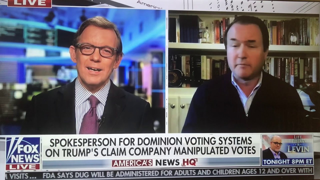EmeraldRobinson's tweet card. Fox News interview with Dominion spokesman Michael Steel 11/22/20