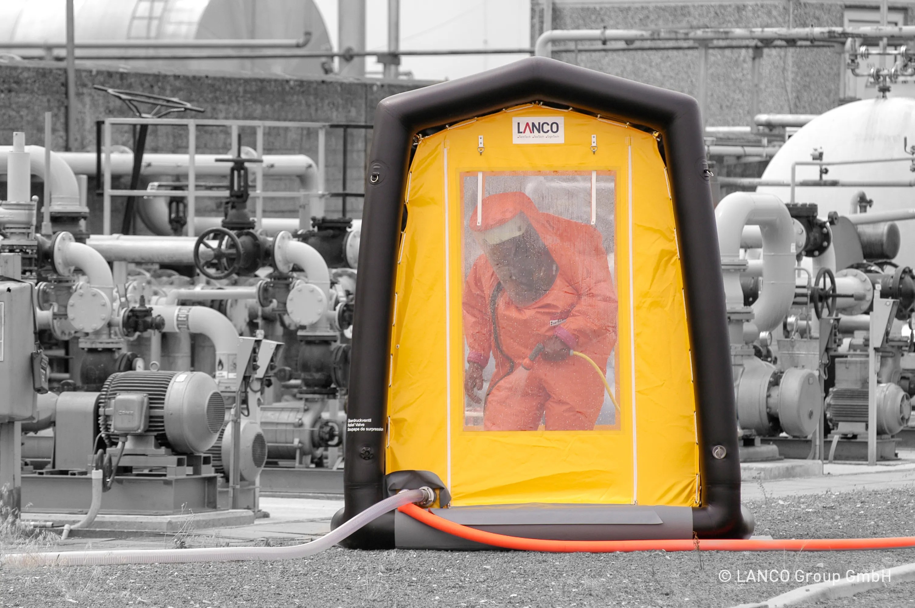 ansidotorg's tweet card. Proper decontamination can't wait: What happens after workers are exposed to hazardous chemicals. It reaches emergency workers and others.