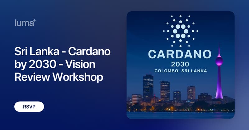 IntersectSriL's tweet card. The Cardano Product Committee of Intersect has been facilitating a process to draft a community-led proposal for Cardano by 2030. Over the past 8 months the…