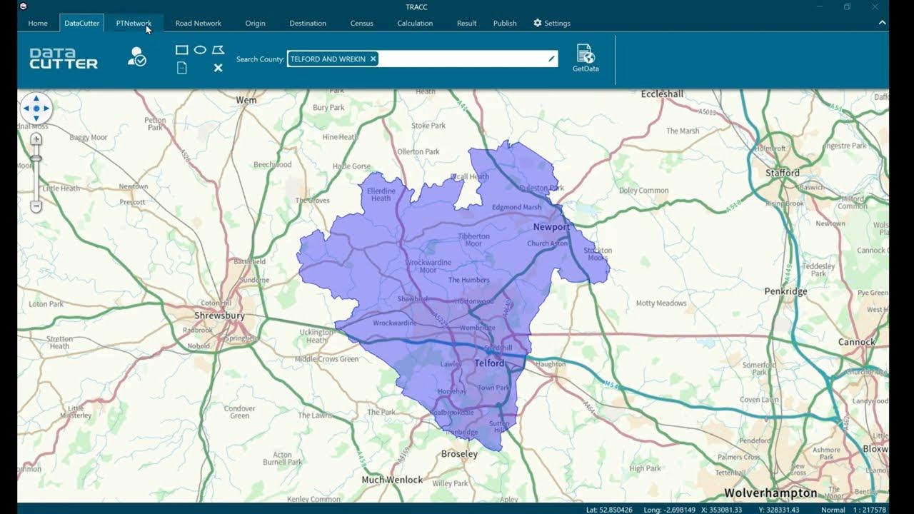 basemap's tweet card. Showing TRACC 2.3 New DataCutter Integration for Great Britain