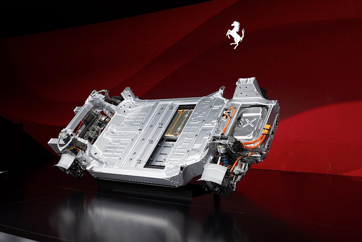 Theunis_VR's tweet card. Ferrari has unveiled the first substantial details about its debut electric vehicle, the Elettrica, set for a full debut next year.