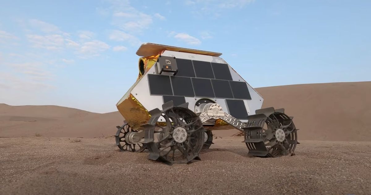 tafilispace's tweet card. A wallet key for $1.5 million in Bitcoin will be attached to Lunar Outpost's MAPP moon rover.
