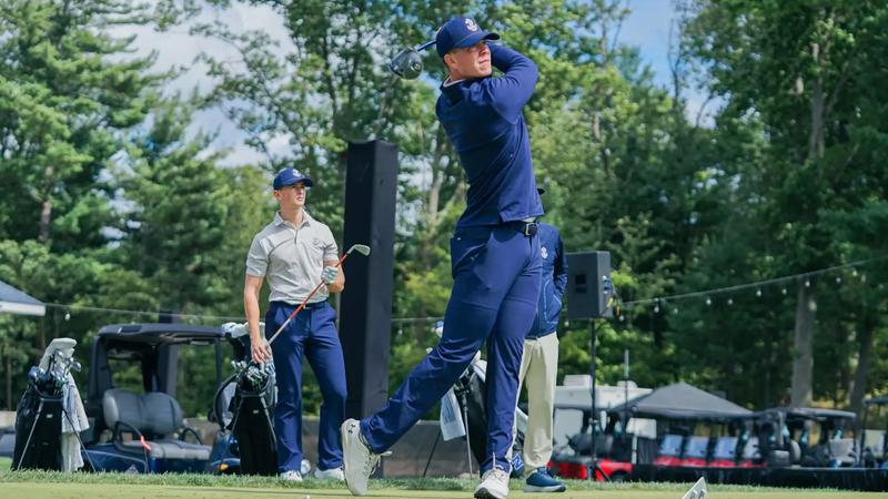 BillSandvixx's tweet card. The 2025-26 Army-Navy Star Series presented by USAA continues this weekend when Navy plays host to the 88th edition of the Army-Navy Men's Golf Star Match. The Naval Academy Golf Club will serve as...
