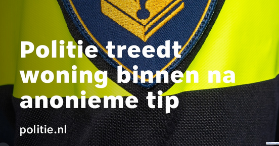 In beslag name na binnentreden woning in Leens