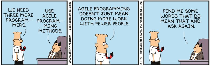 digitalcookbook's tweet card. "Go Agile", they said. "It will magically increase time to market", they said. #Agile promises to cover the speed gap of the waterfall. Can this be? Typically, agile coaches say something like: "A...