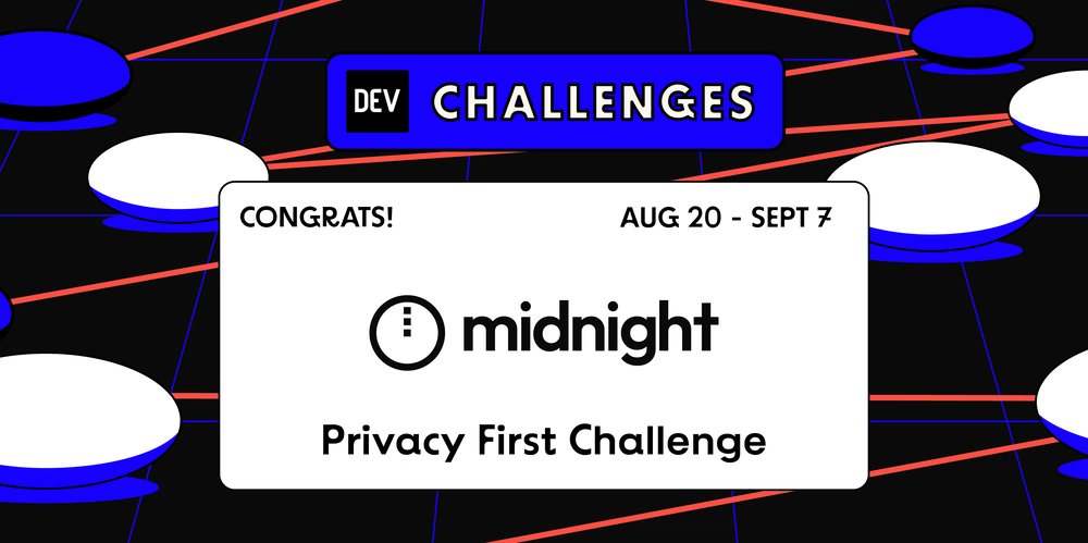 ThePracticalDev's tweet card. Today's the day! We are excited to announce the winners of the Midnight Network "Privacy First"...