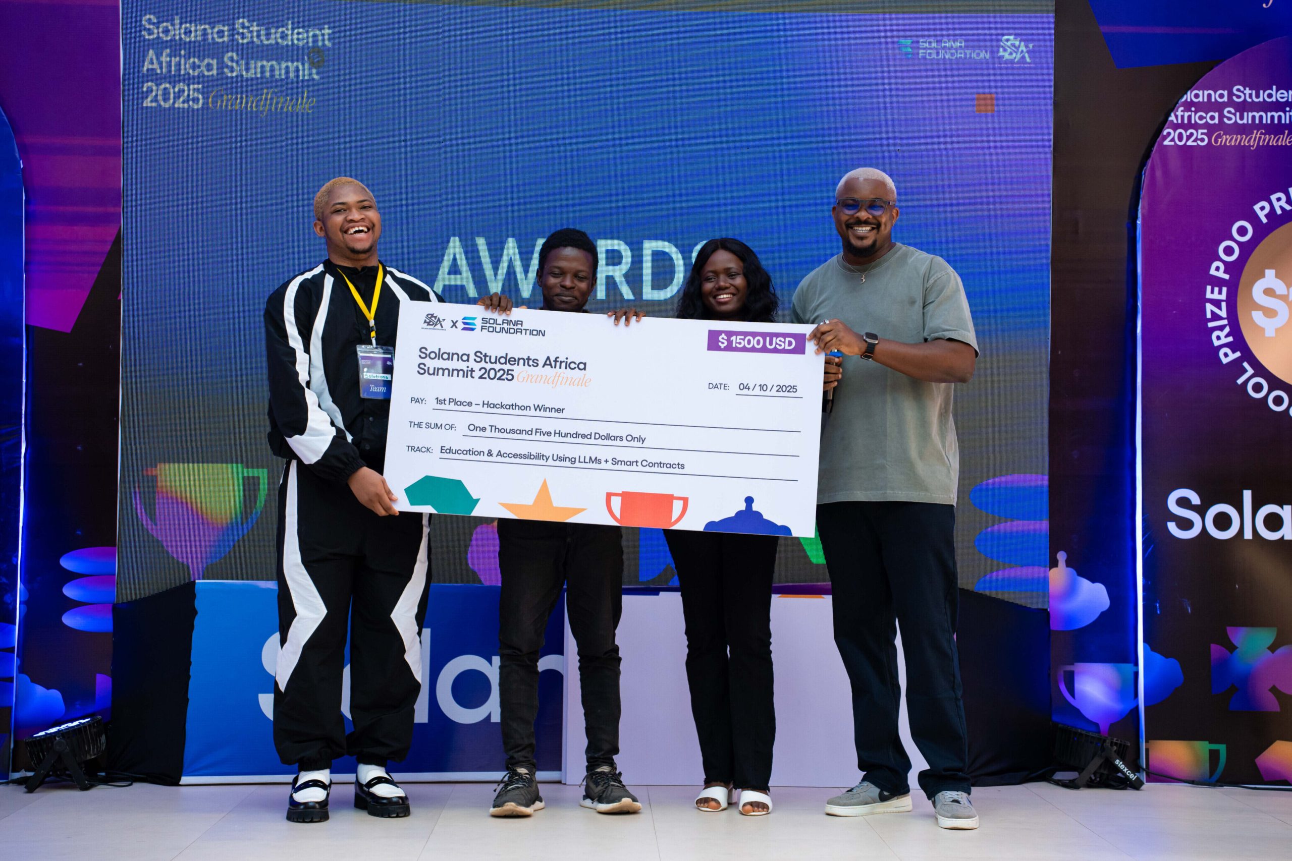techcabal_pr's tweet card. The event marked the culmination of the Solana Students Africa Hackathon, a challenge designed to equip university students with hands-on experience in blockchain technology and decentralised systems.