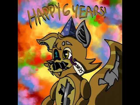 rainbow_rustart's tweet card. The Process Of Making My YouTube Channel's 6 Year Anniversary Icon...