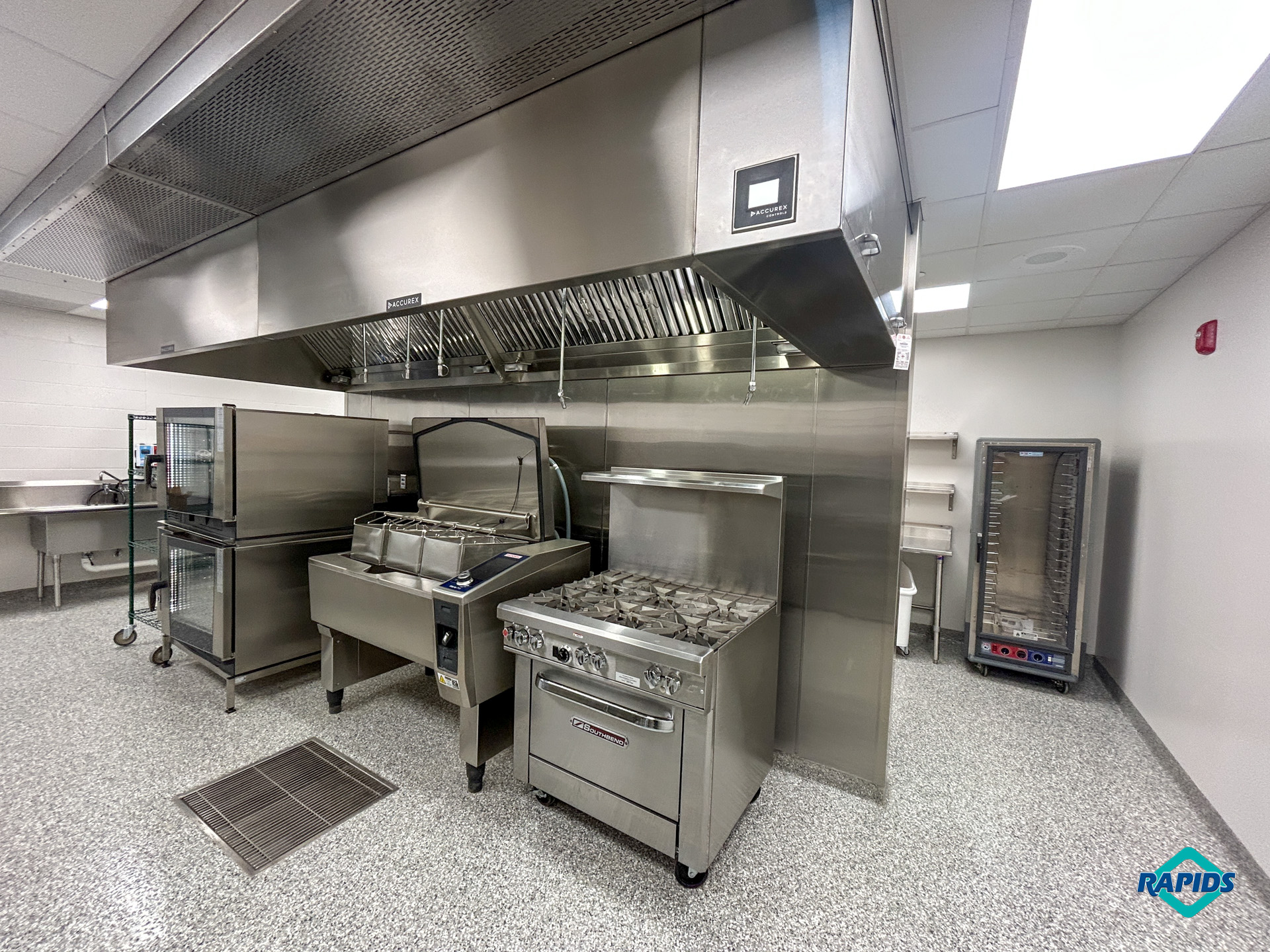 rapids_design's tweet card. St. Joan of Arc Catholic School | Rapids Foodservice Contract and Design