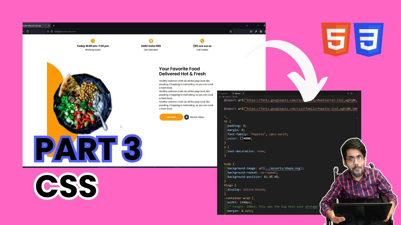 HarshJsDev's tweet card. How to Convert Figma Design to Code CSS Part 3 | Code Fusion