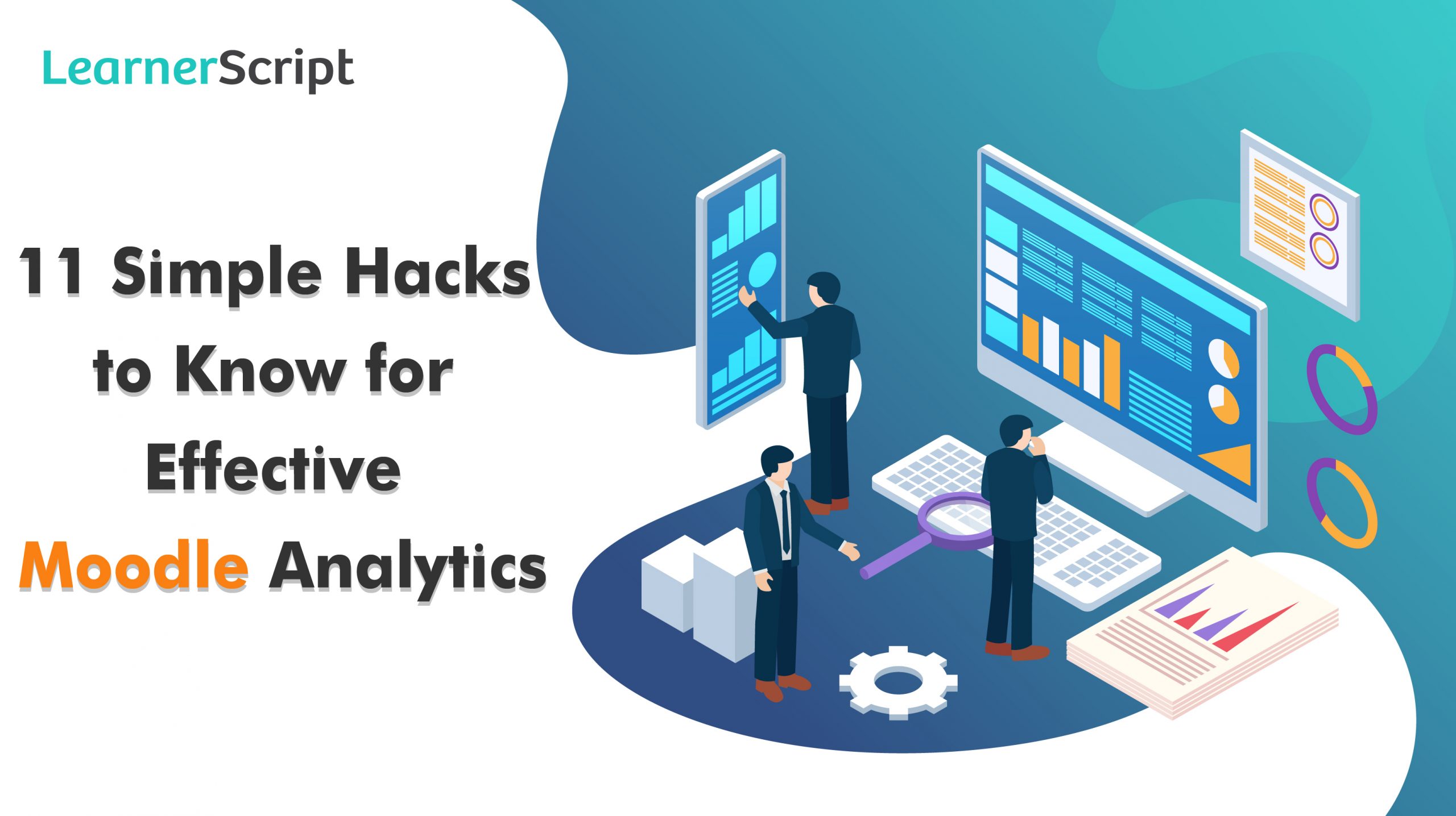 LearnerScript's tweet card. Effective Moodle analytics comes from the features and KPIs used in a tool. The post discusses some of such learning analytics a tool should provide.