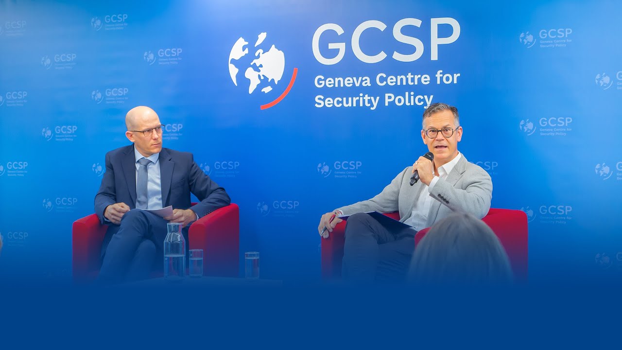 TheGCSP's tweet card. The Geopolitics of Emerging Technologies – A Conversation with Colin...