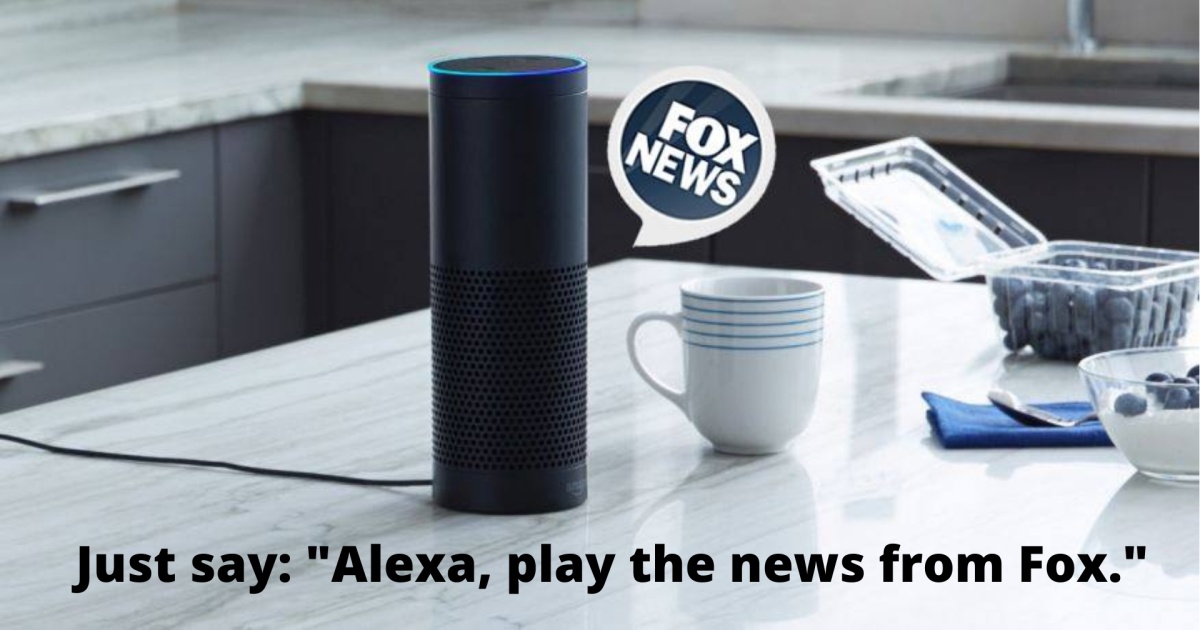 GrahamBlog's tweet card. Just say: "Alexa, play the news from FOX."