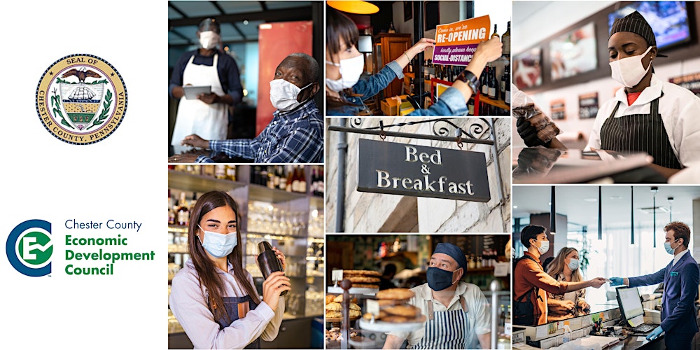 TU_SBDC's tweet card. Join us to learn more about the Commonwealth's COVID-19 Hospitality Industry Recovery Program (CHIRP) guidelines and application