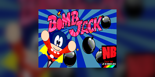 manuferhi's tweet card. Bomb Jack port for ZX Spectrum Next and compatibles.